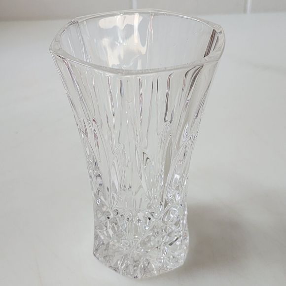 Vintage Led Cut‎ Crystal Bud Vase 5x3 Inch - Picture 10 of 16